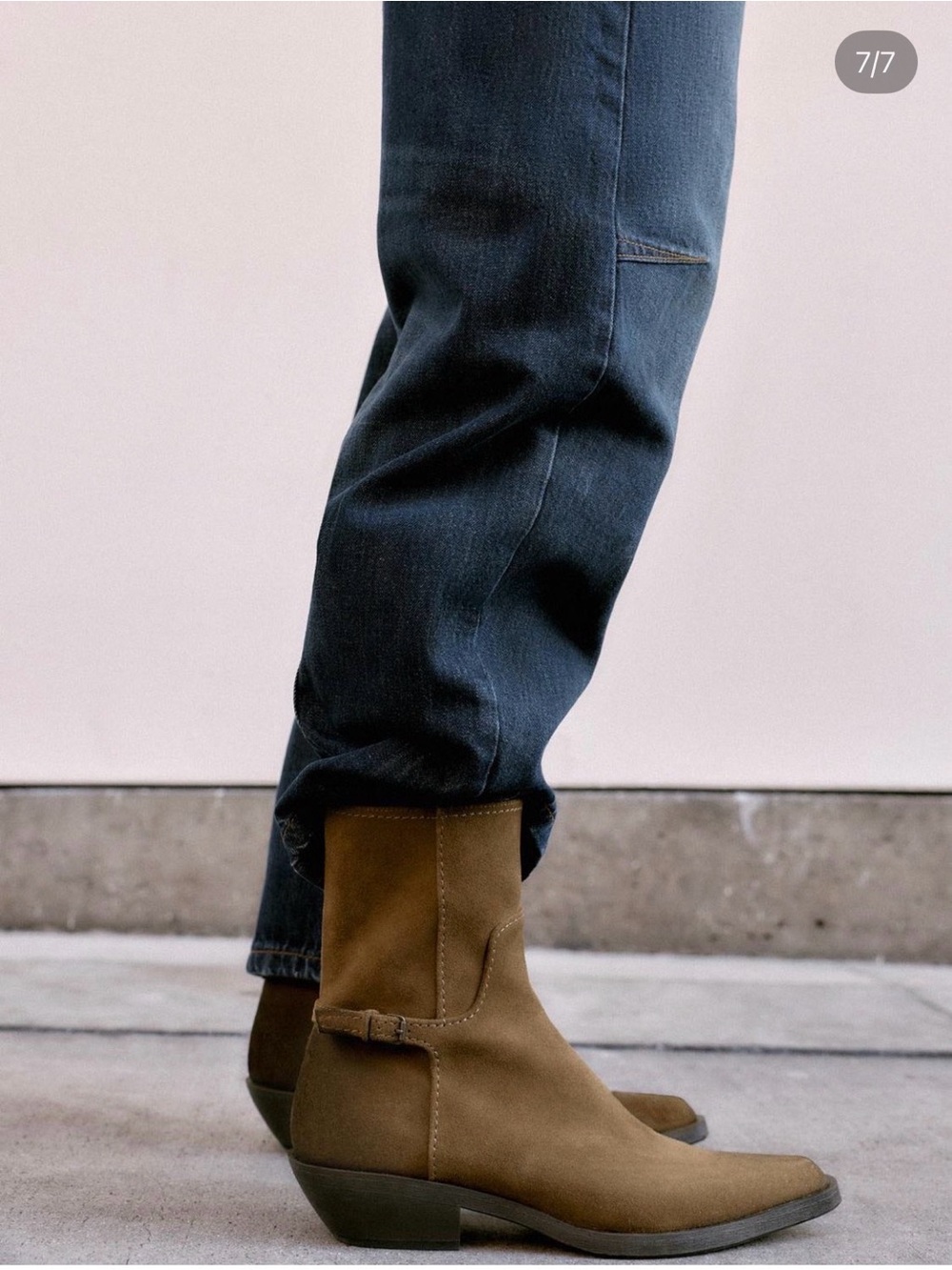 Zara Women's Suede Boots - Brown